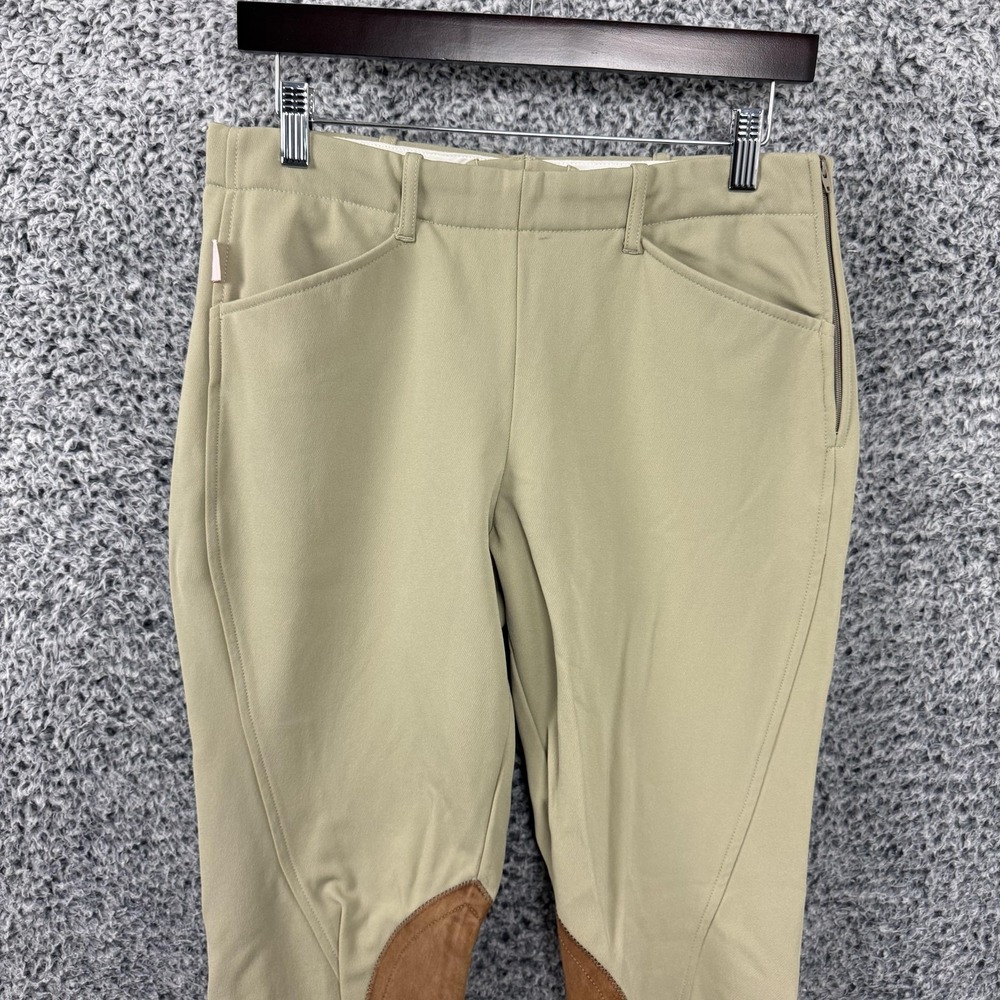 The Tailored Sportsman Breeches Womens 30 Long Beige Supreme Hunter Knee Patch - Picture 8 of 16